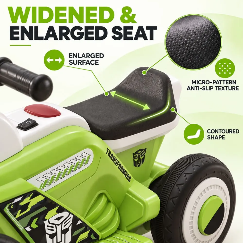 wide enlarged seat Electric ATV Kids Ride-on Bike green
