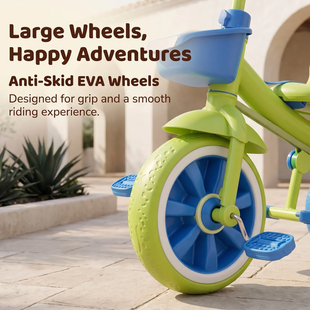 2 In 1 Tricycle green5