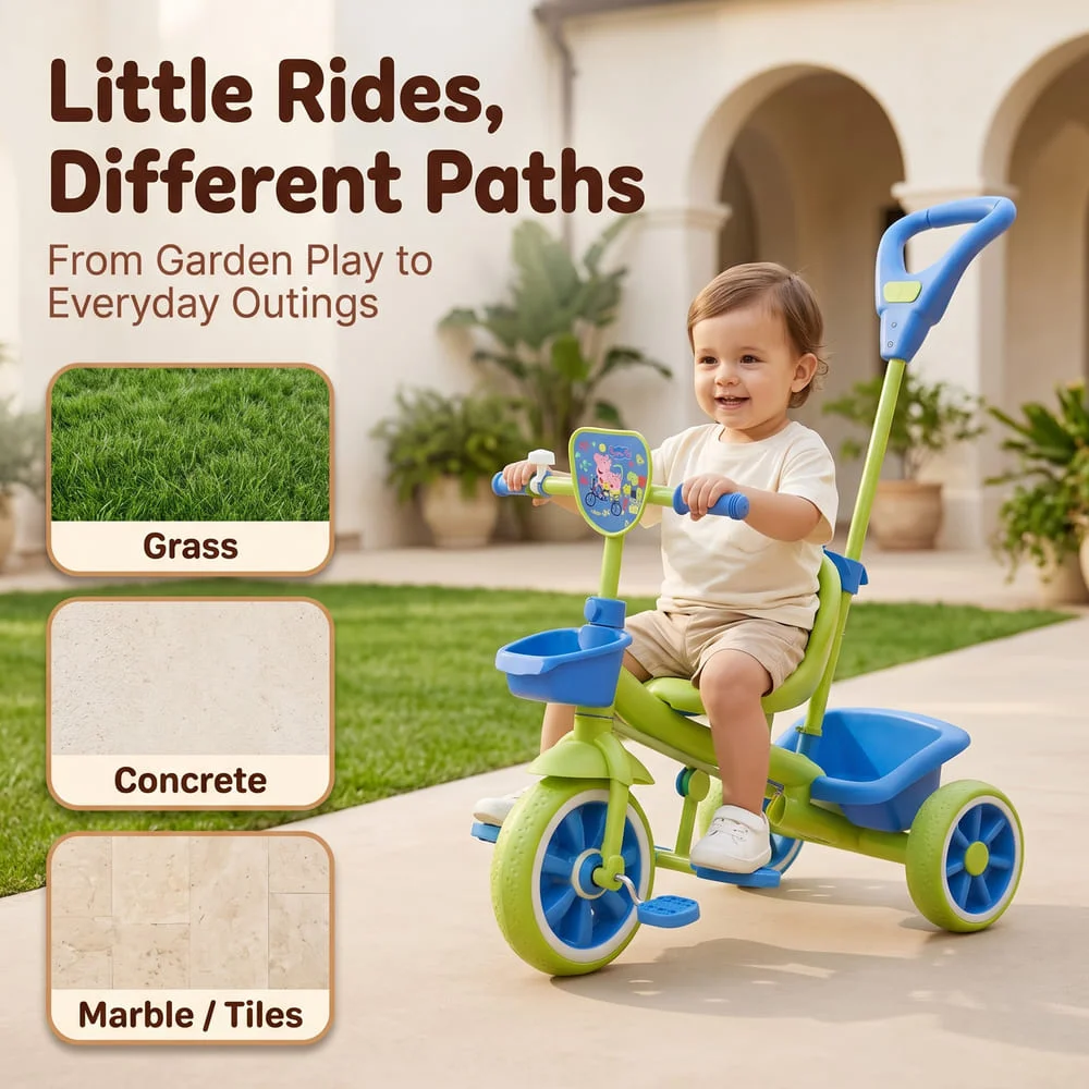 2 In 1 Tricycle green7