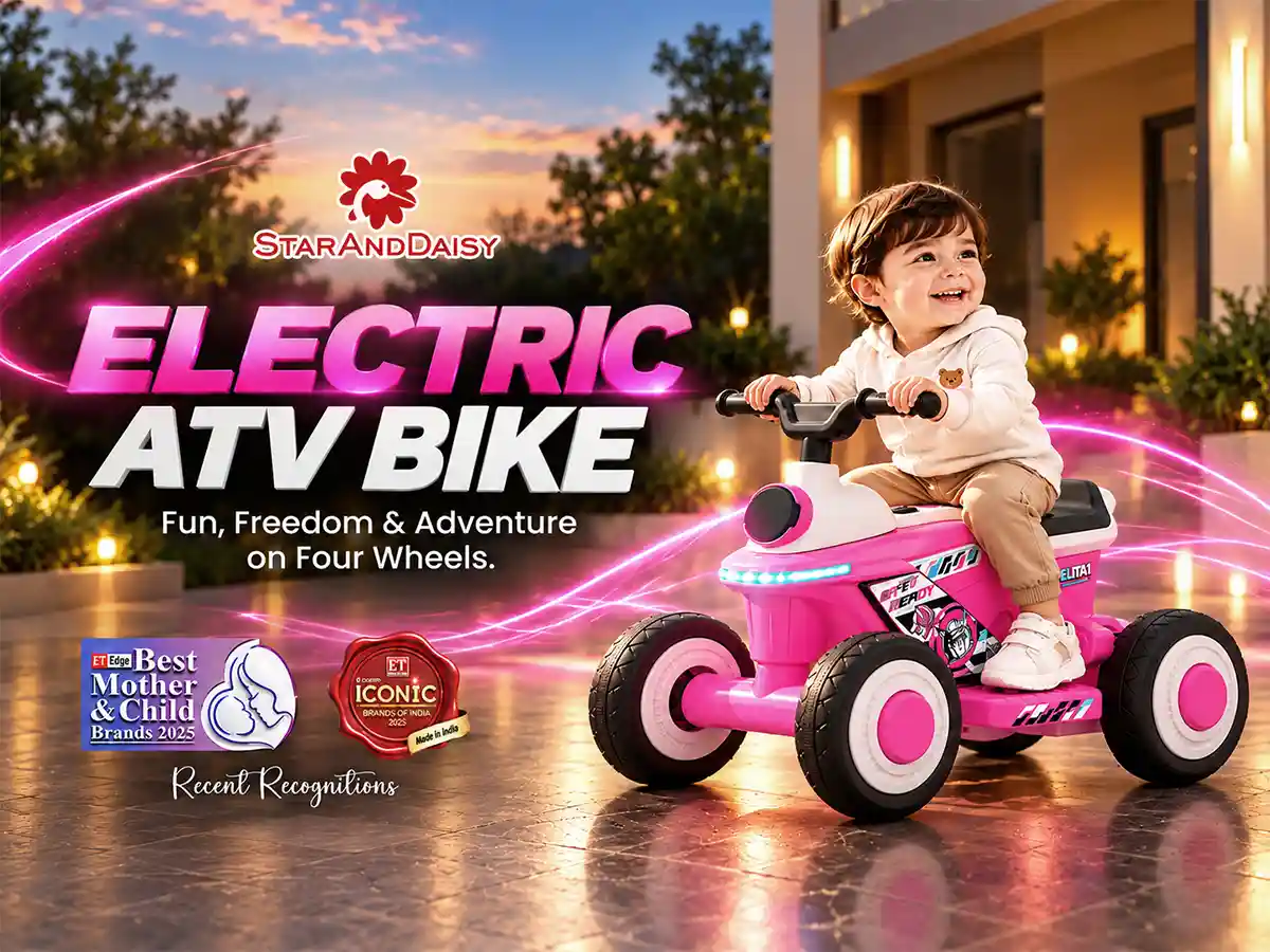 Electric ATV Ride-On Bike for Kids