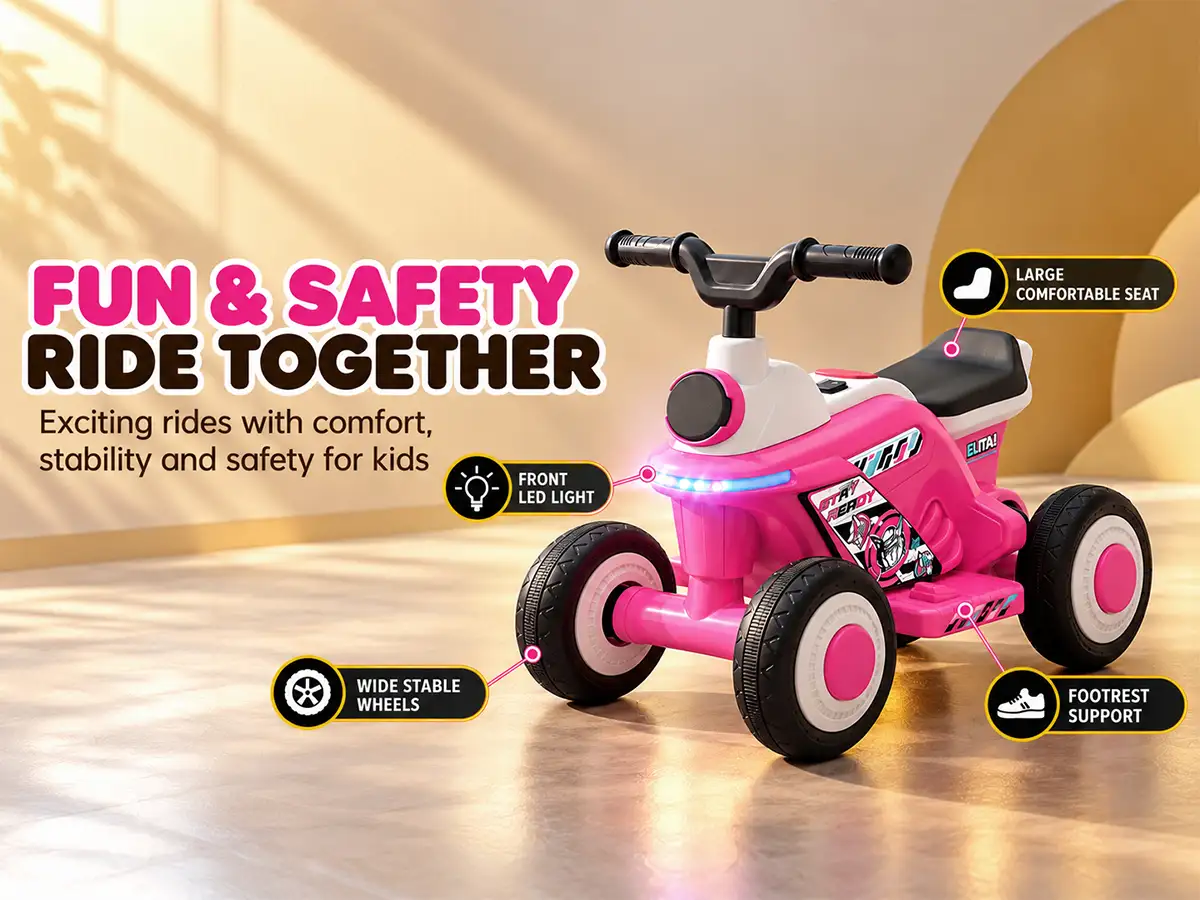 Electric ATV Ride-On Bike for Kids