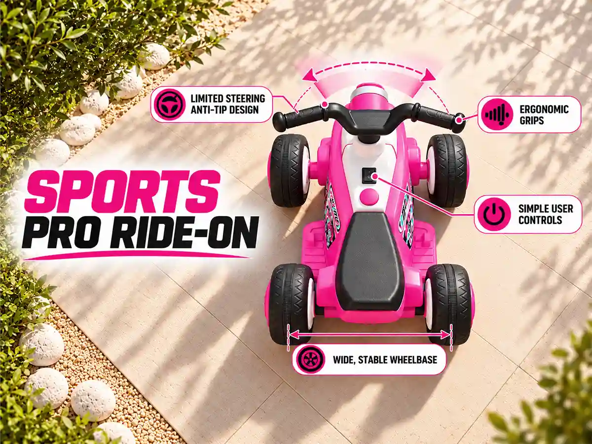 Electric ATV Ride-On Bike for Kids