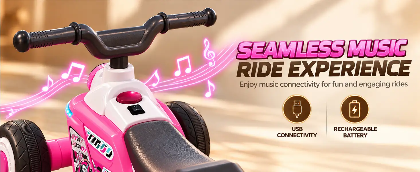 Electric ATV Ride-On Bike for Kids