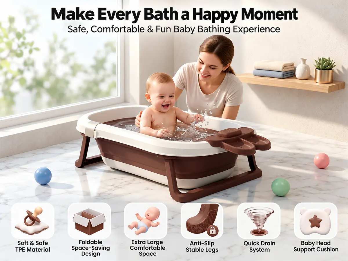BT Luxe Baby Bathtub with Soap Bar