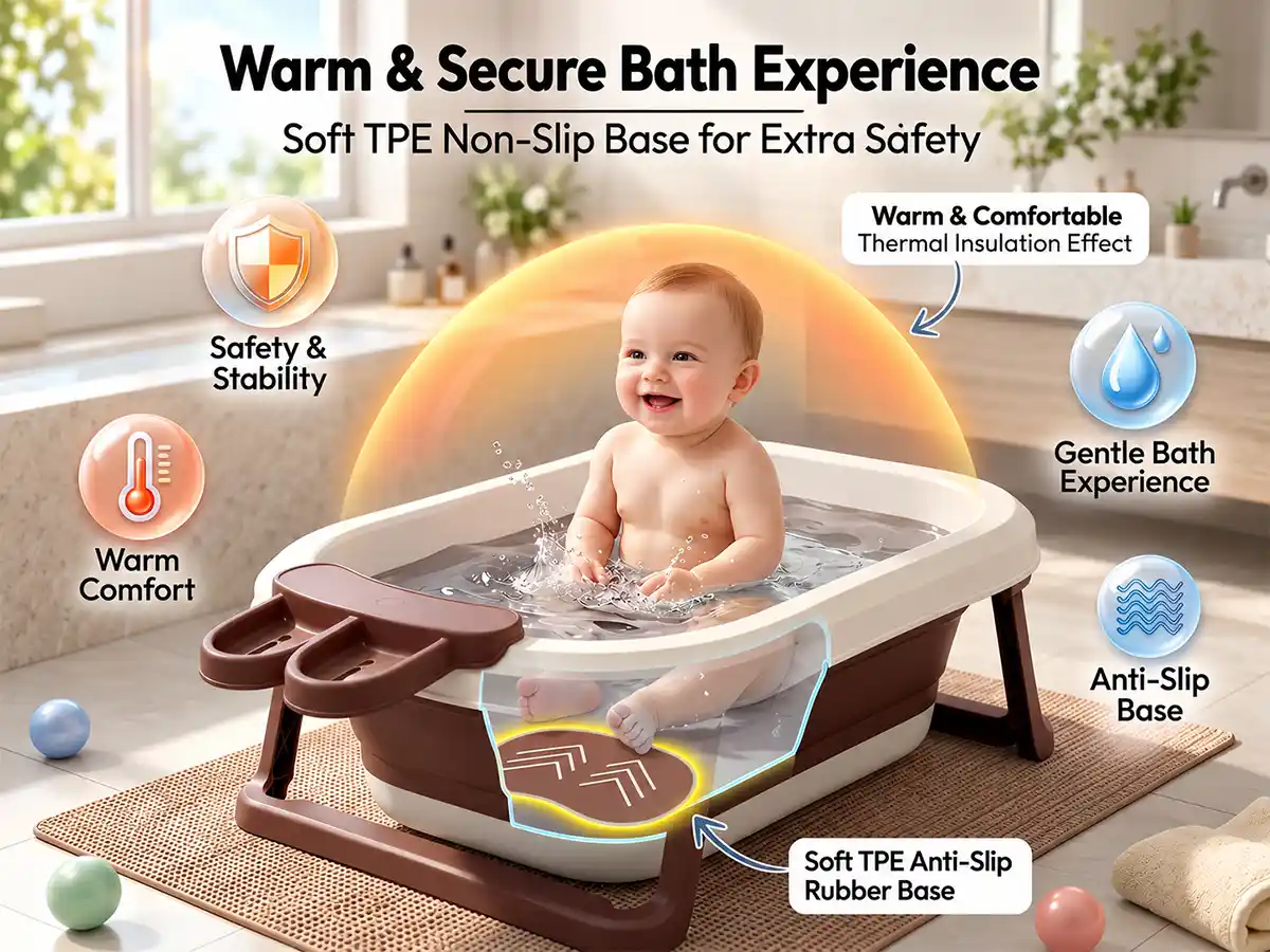 BT Luxe Baby Bathtub with Soap Bar