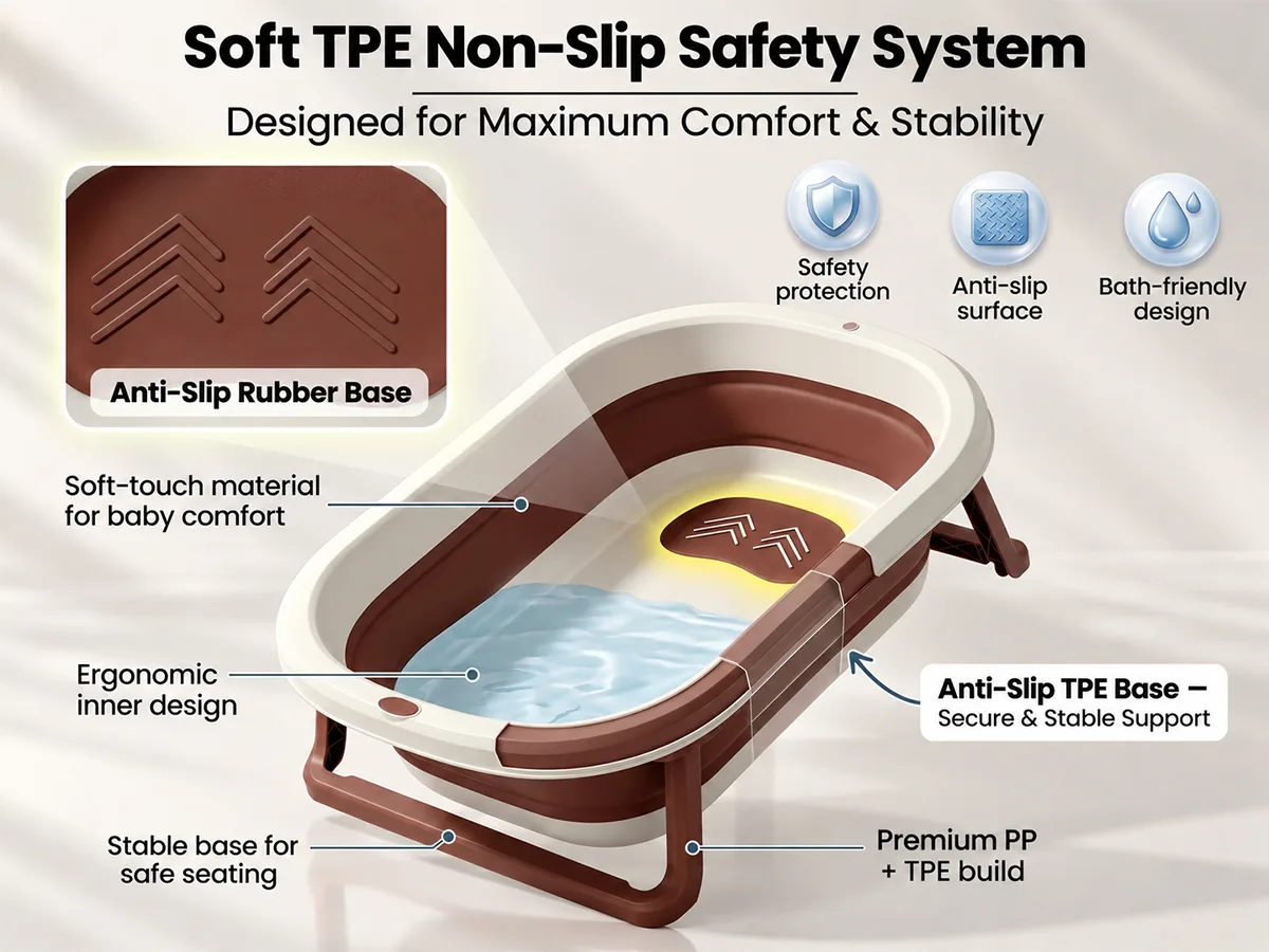 BT Luxe Baby Bathtub with Soap Bar