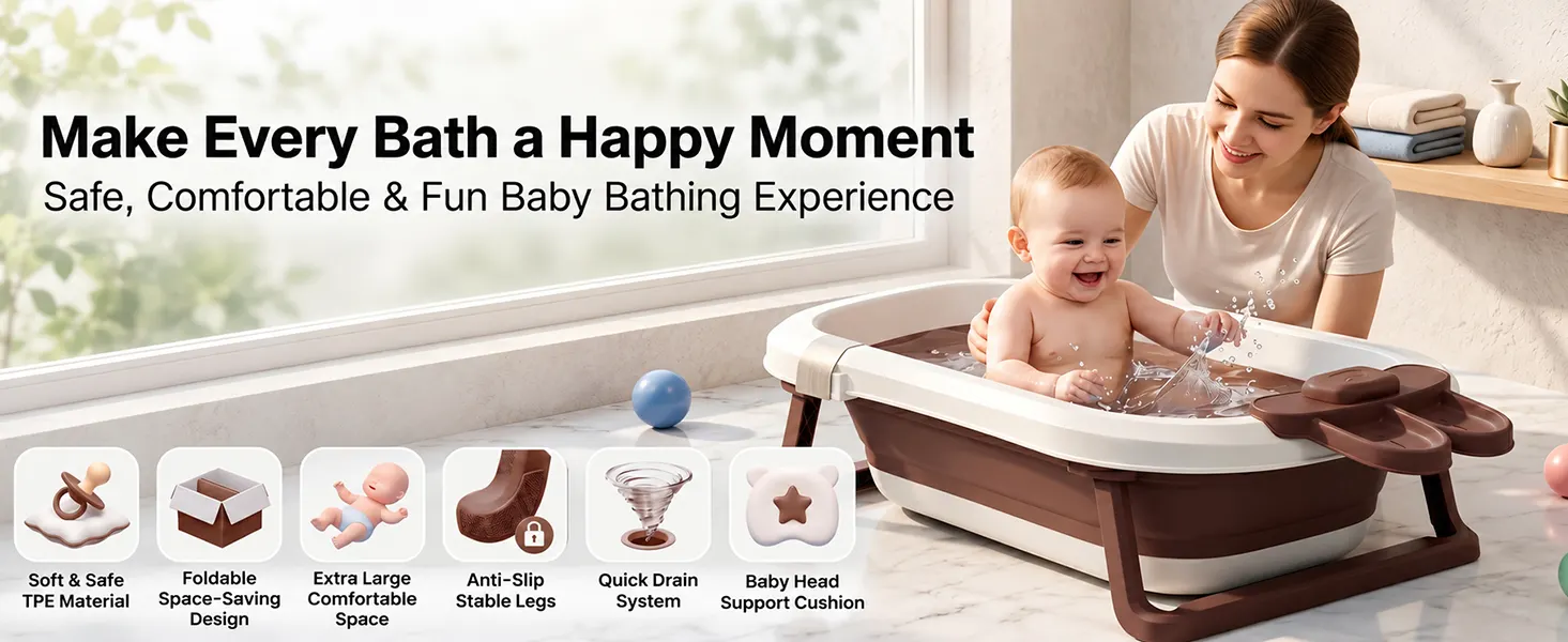BT Luxe Baby Bathtub with Soap Bar