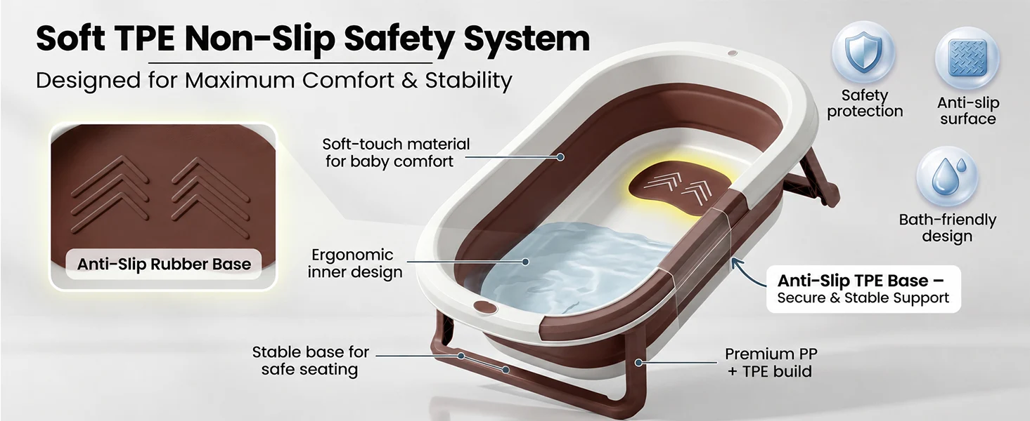 BT Luxe Baby Bathtub with Soap Bar