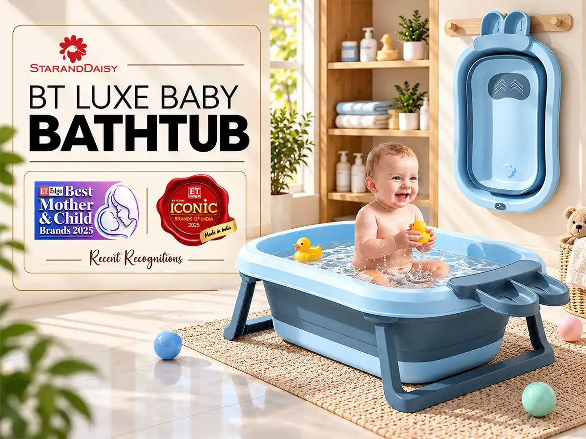BT Luxe Baby Bath Tub with Soap Bar