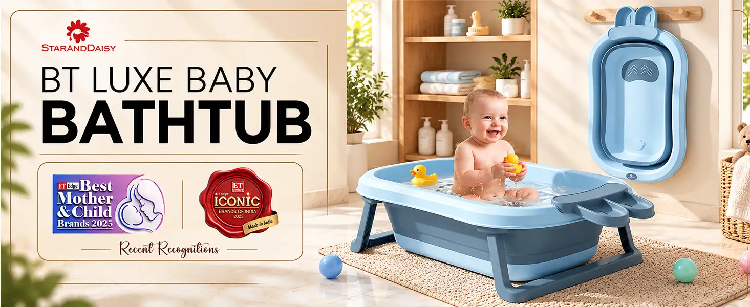 BT Luxe Baby Bath Tub with Soap Bar