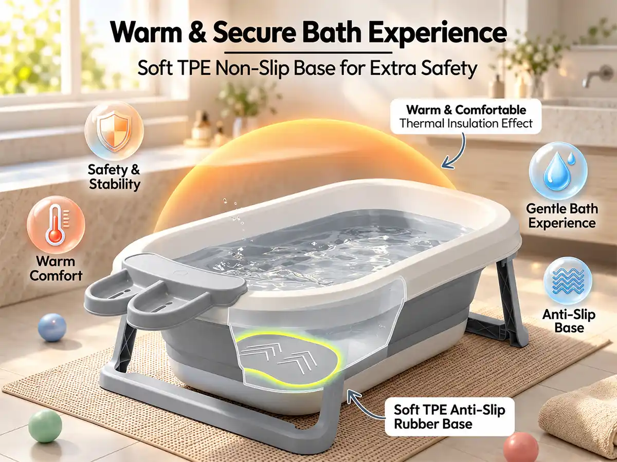 BT Luxe Baby Bathtub with Soap Bar