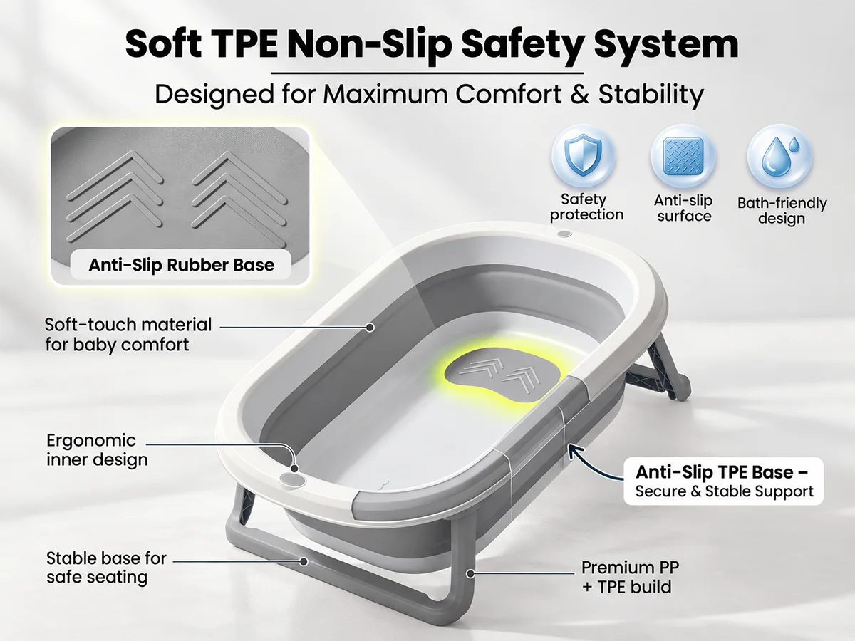 BT Luxe Baby Bathtub with Soap Bar