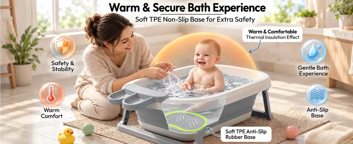 BT Luxe Baby Bathtub with Soap Bar