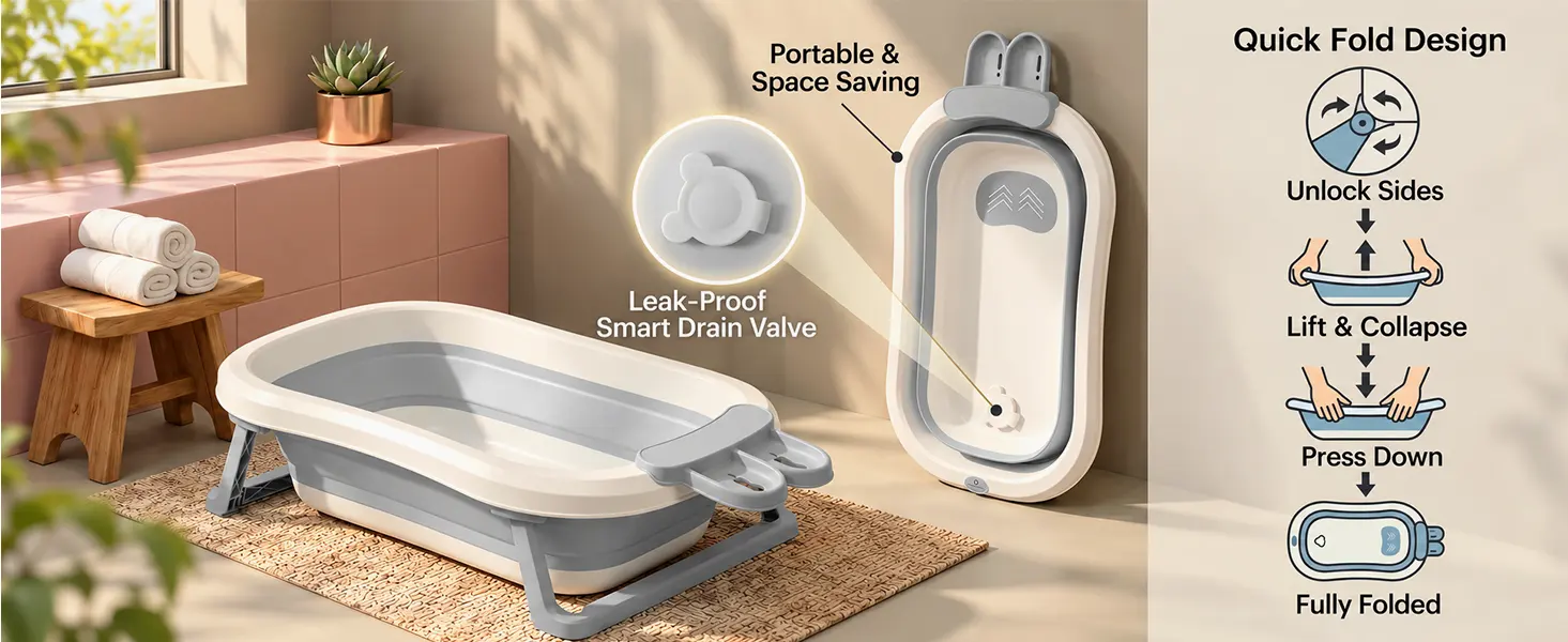 BT Luxe Baby Bathtub with Soap Bar