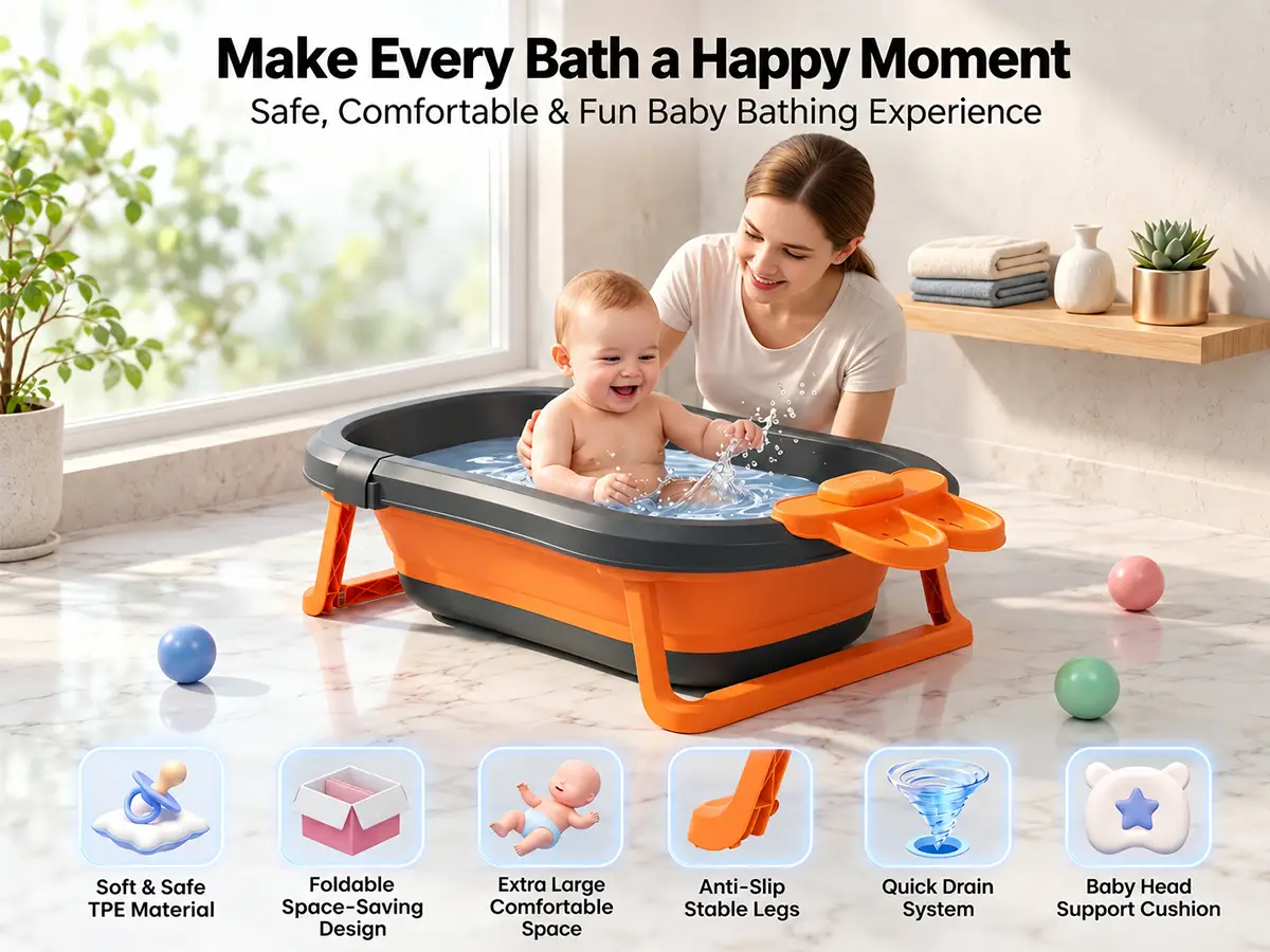 BT Luxe Baby Bathtub with Soap Bar