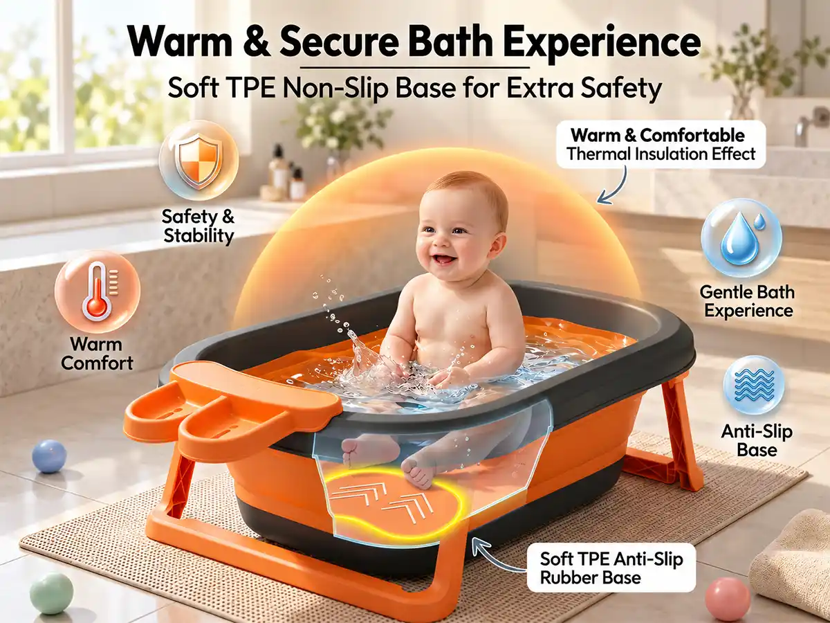 BT Luxe Baby Bathtub with Soap Bar