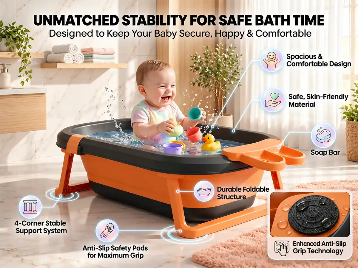 BT Luxe Baby Bathtub with Soap Bar