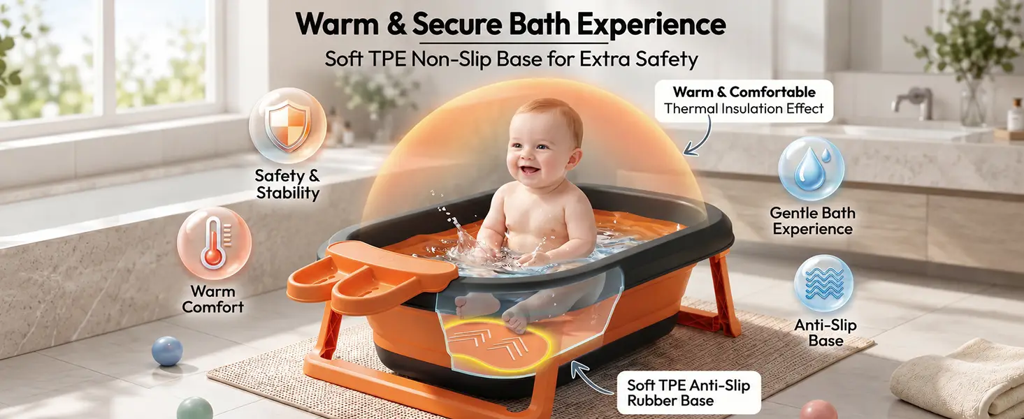 BT Luxe Baby Bathtub with Soap Bar