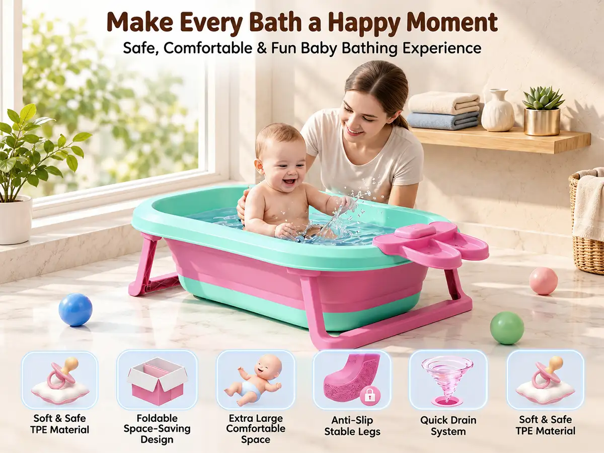 BT Luxe Baby Bathtub with Soap Bar