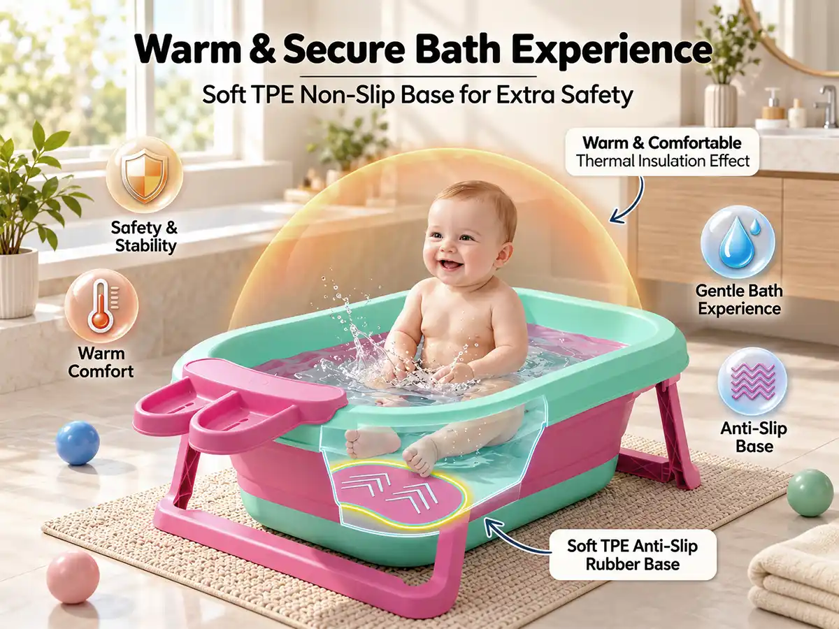 BT Luxe Baby Bathtub with Soap Bar