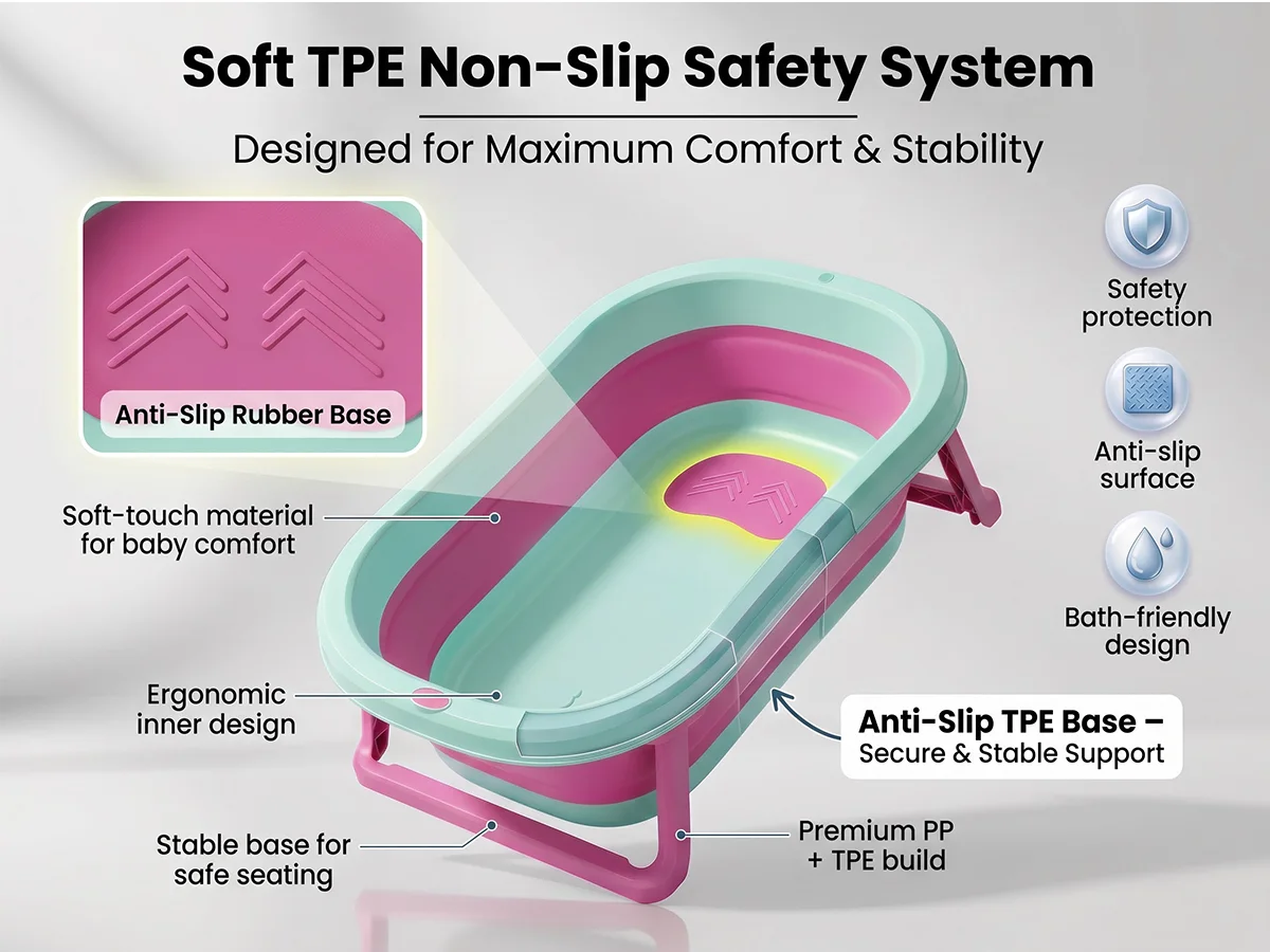 BT Luxe Baby Bathtub with Soap Bar