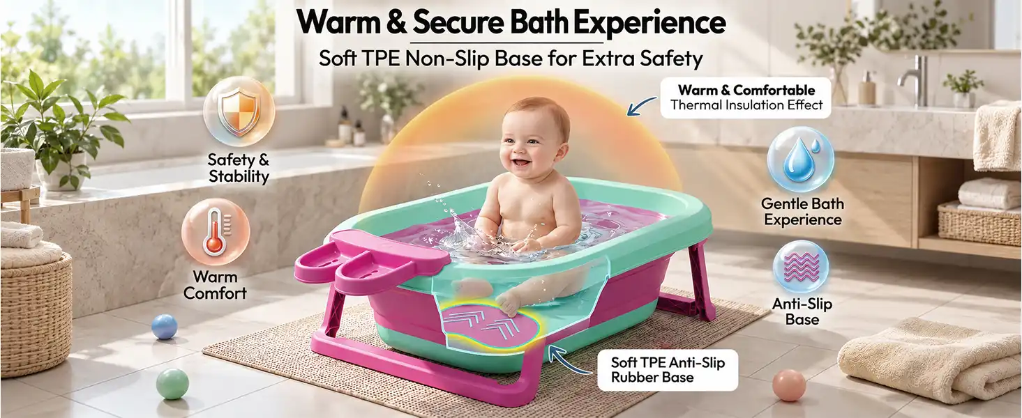 BT Luxe Baby Bathtub with Soap Bar
