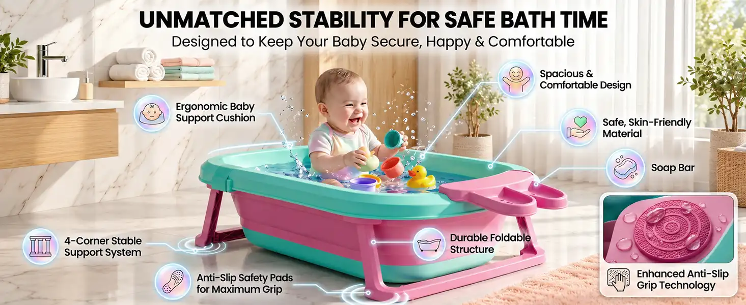 BT Luxe Baby Bathtub with Soap Bar