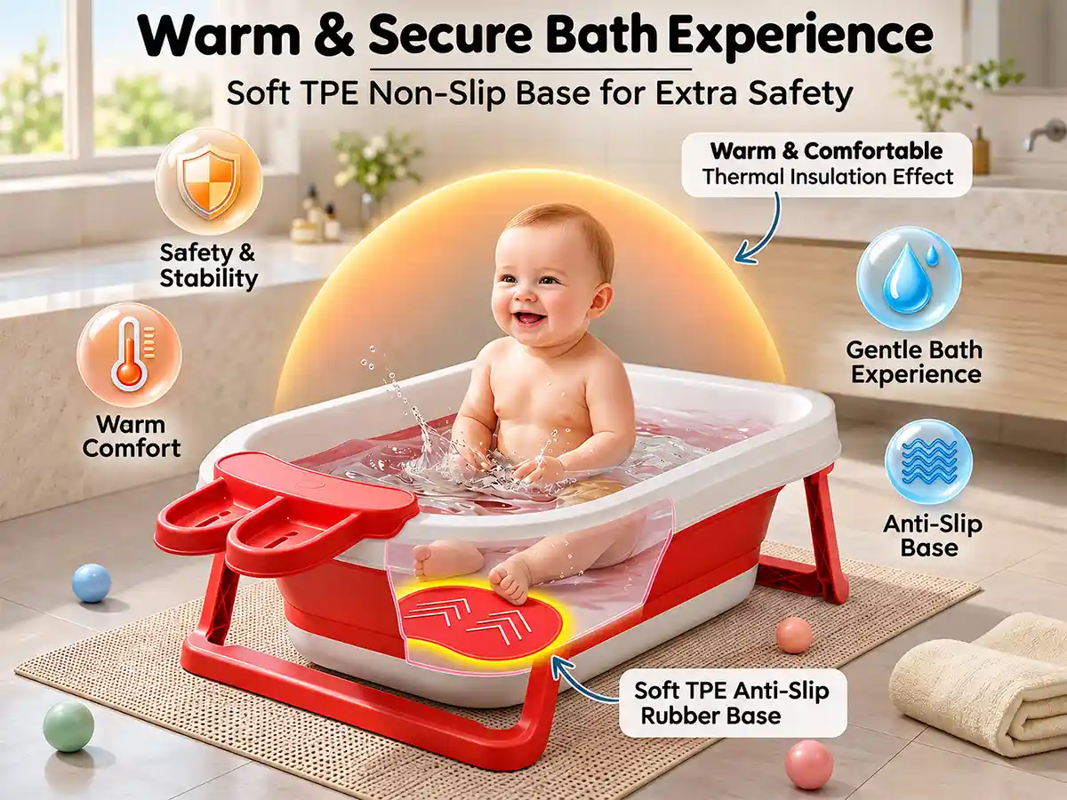 BT Luxe Portable Baby Bathtub