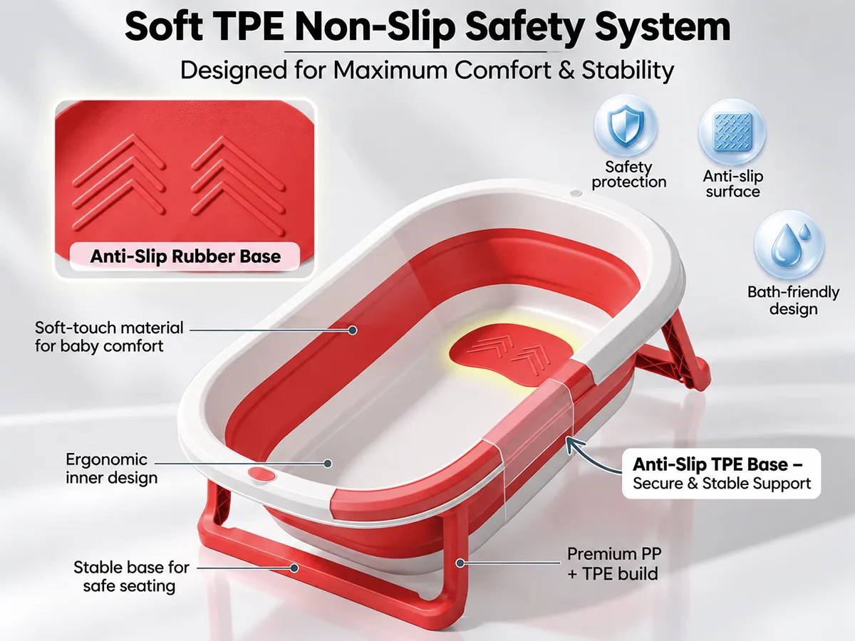BT Luxe Portable Baby Bathtub