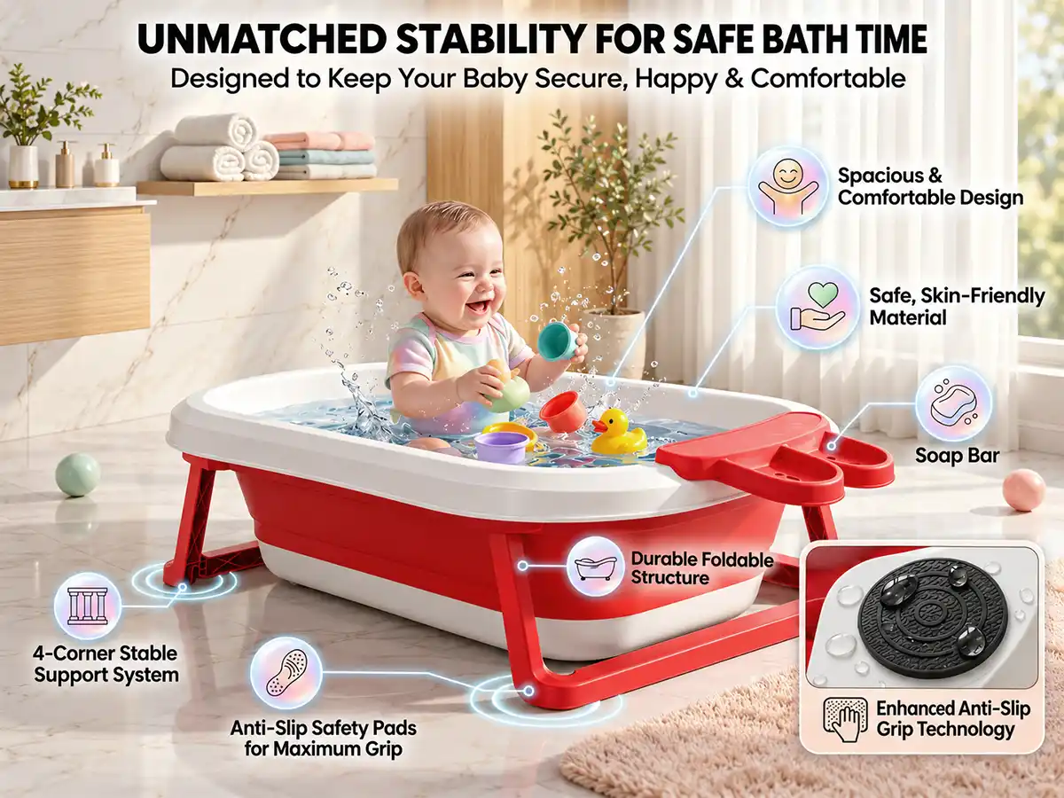 BT Luxe Portable Baby Bathtub