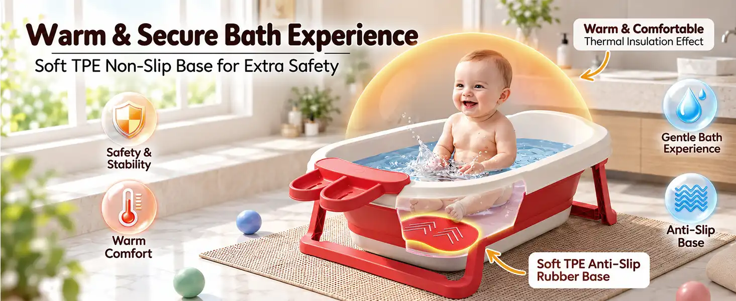 BT Luxe Portable Baby Bathtub