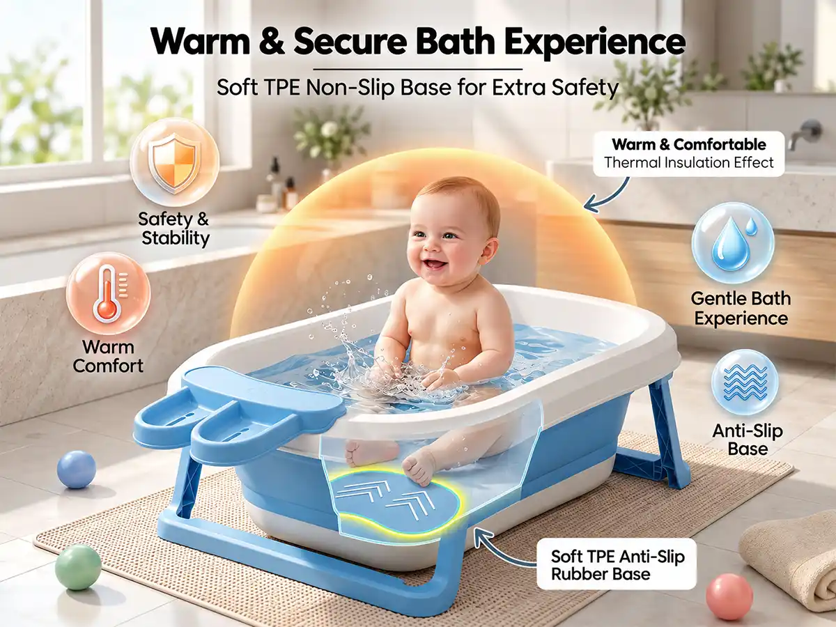 BT Luxe Baby Bathtub with Soap Bar