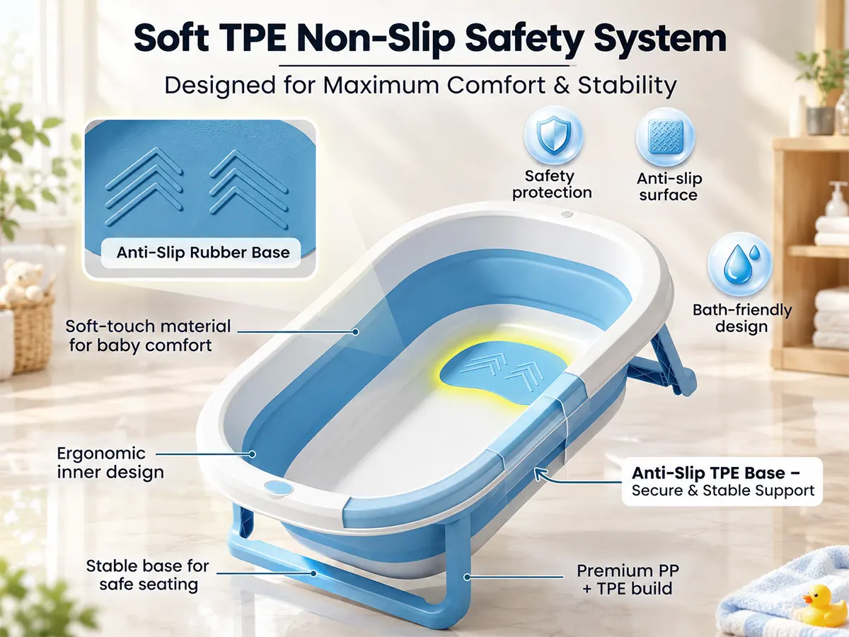 BT Luxe Baby Bathtub with Soap Bar