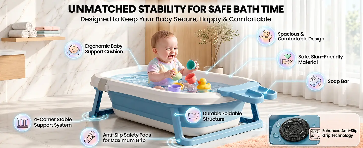 BT Luxe Baby Bathtub with Soap Bar