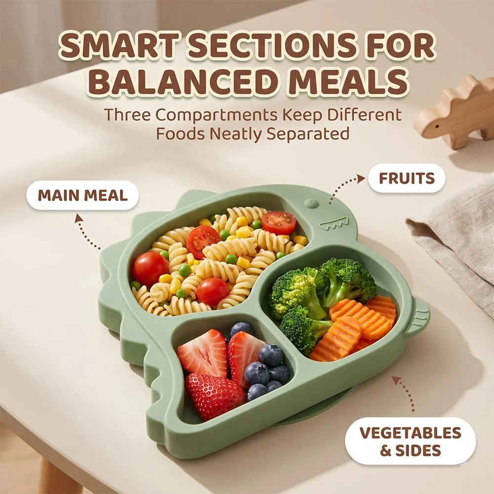 Baby feeding set green6