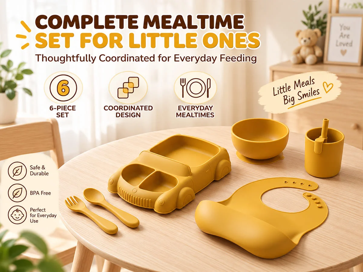 Baby feeding set yellow Mob_05