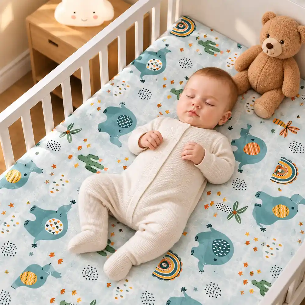 Bedsheet elephant print