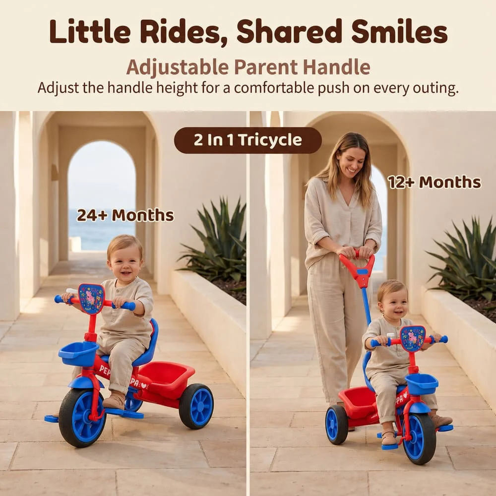 Tricycle Blue Red