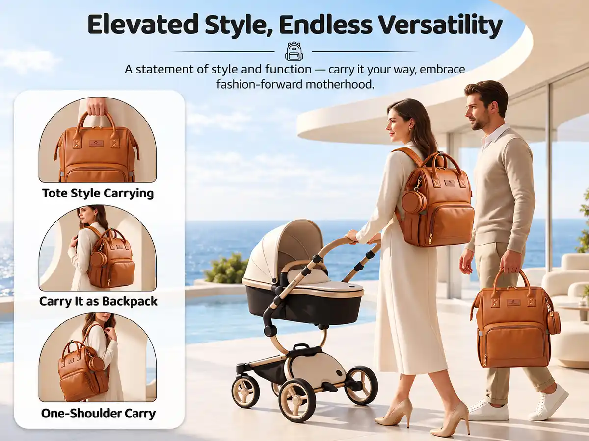 Luxury Diaper Backpack