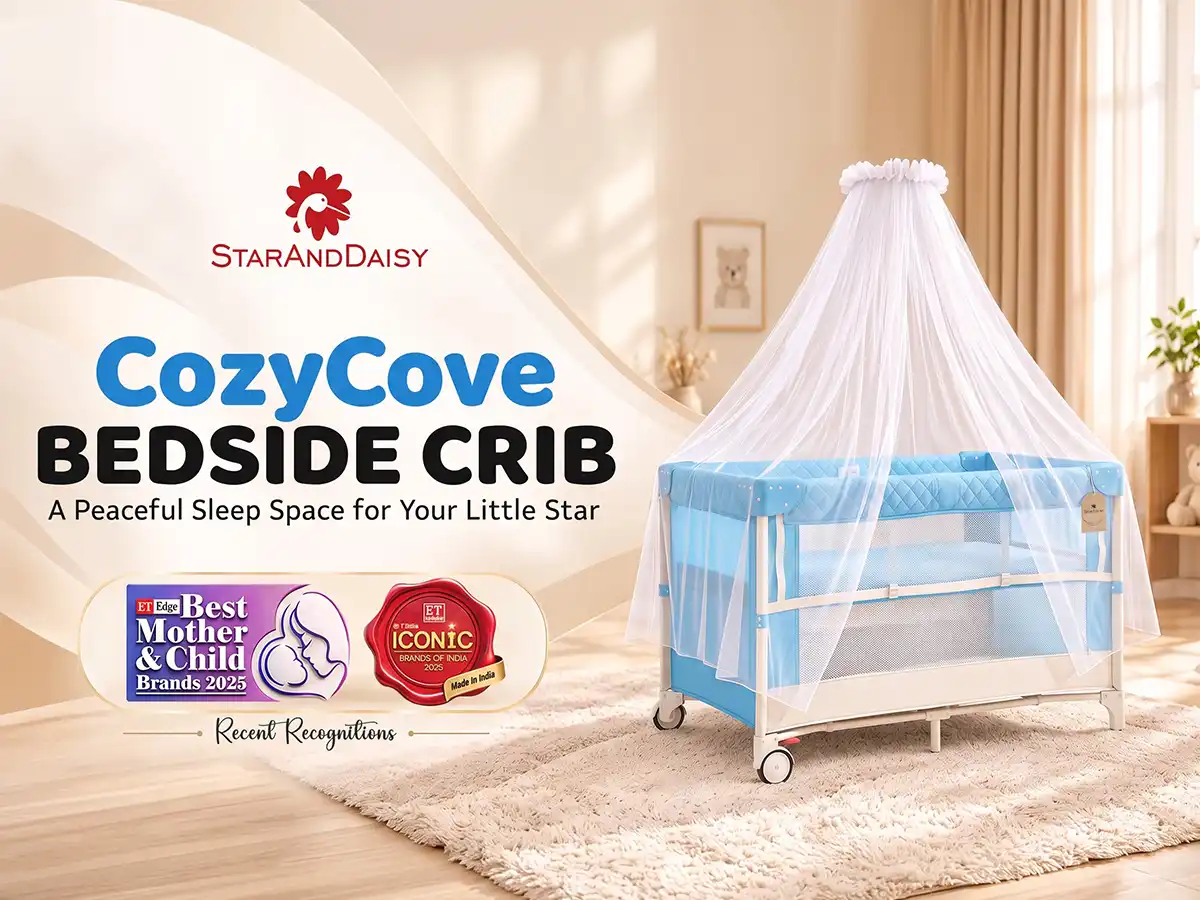 Baby Crib Cradle Swing Bedside for Newborn Babies