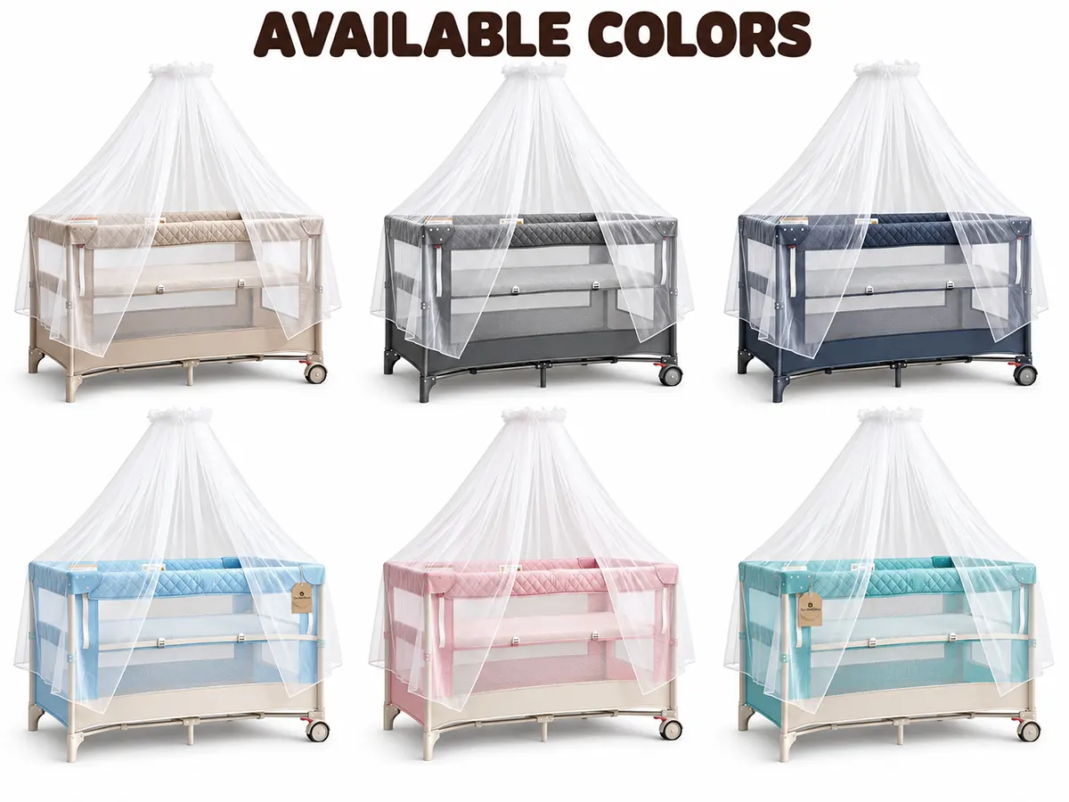 Baby Crib Cradle Swing Bedside for Newborn Babies