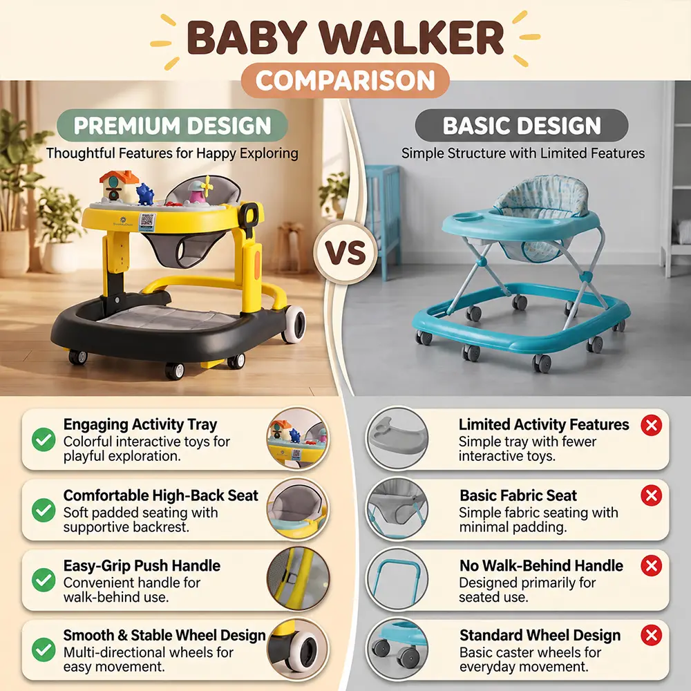 Elegant walker Multicolored yellow black