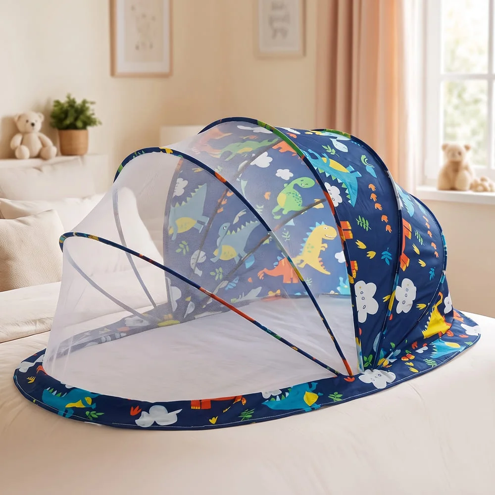 Foldable Baby Mosquito Net Dinosaur Print