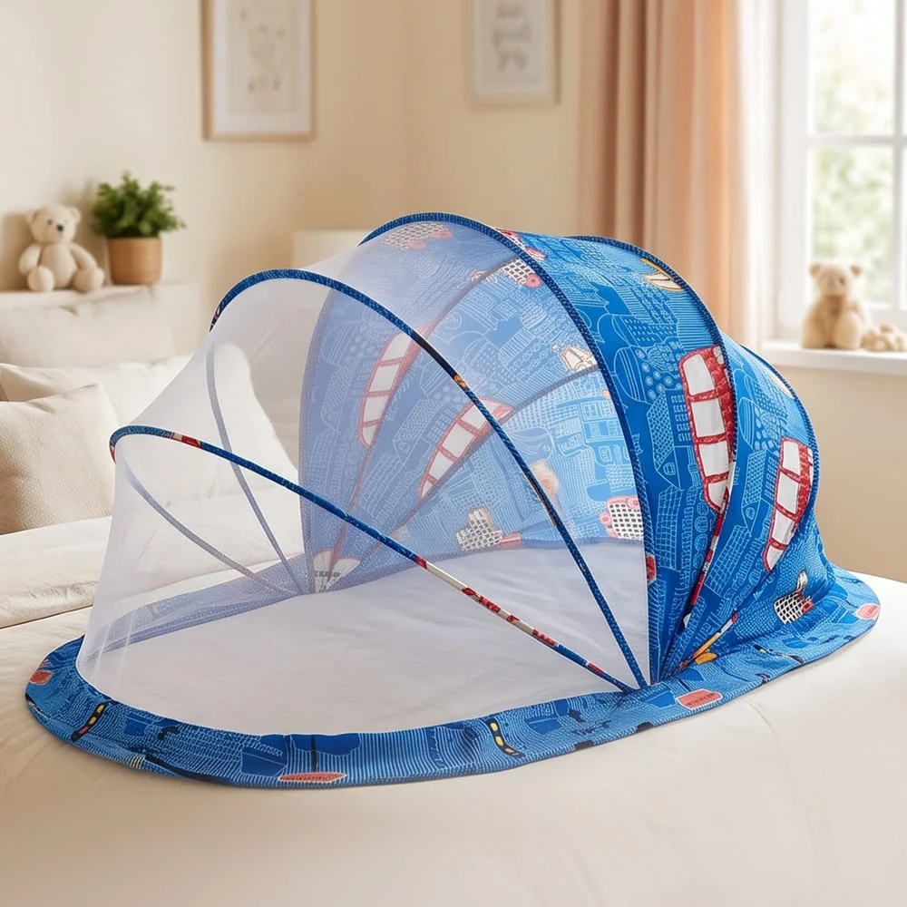 Foldable Baby Mosquito Net Traffice Print