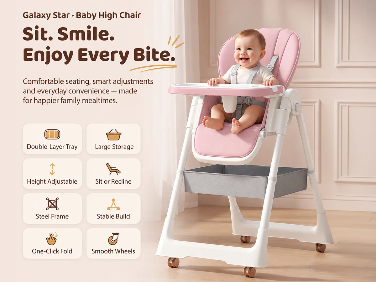 Galaxy Star Baby High Chair