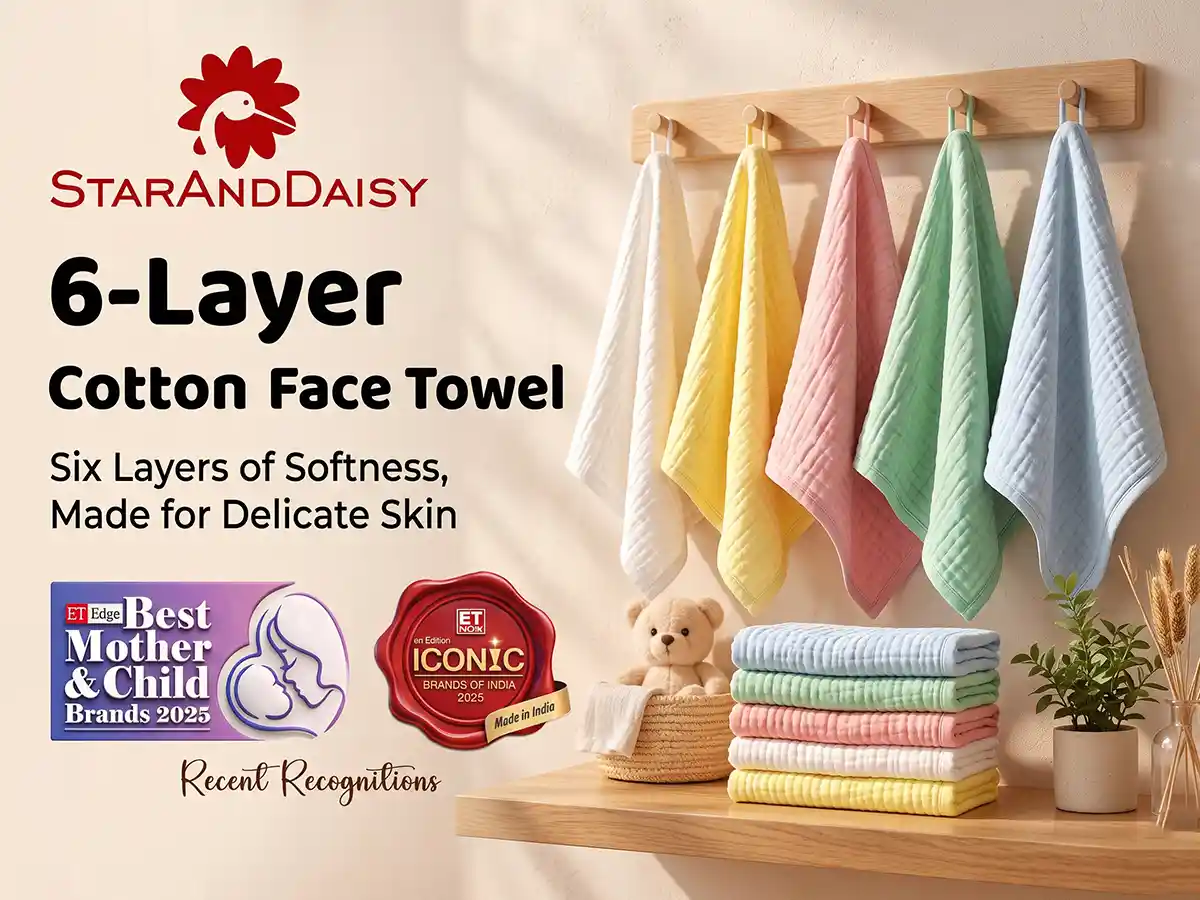 Muslin Cotton Baby Face Towels