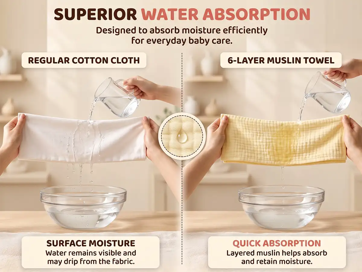 Muslin Cotton Baby Face Towels