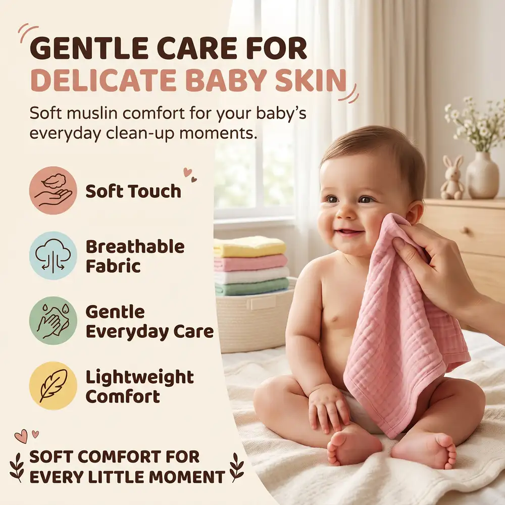 Muslin Face towel