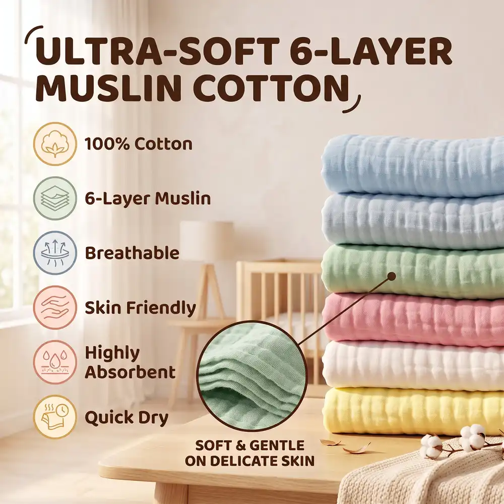 Muslin Face towel