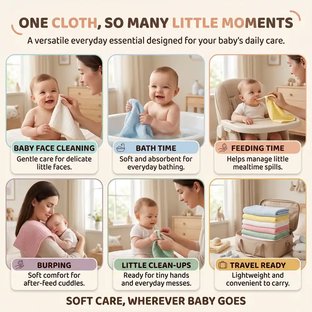 Muslin Face towel